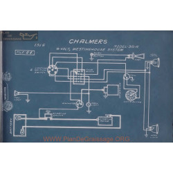 Chalmers 35a 6volt Schema Electrique 1916 Westinghouse