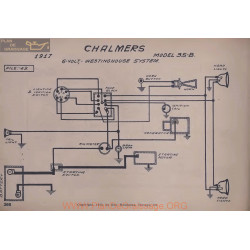 Chalmers 35b 6volt Schema Electrique 1917 Westinghouse V2