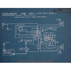 Chalmers 35c Schema Electrique 1918 1919