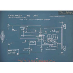 Chalmers 35c Schema Electrique 1918