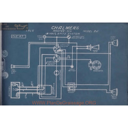 Chalmers Master Six 29 18volt Schema Electrique 1915 Entz