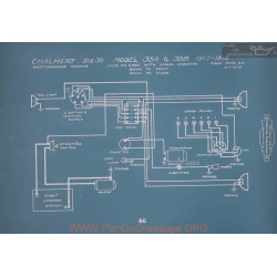 Chalmers Six30 35a 35b Schema Electrique 1917 1918 V2