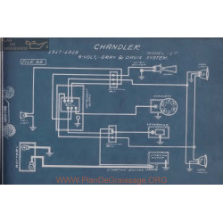 Chandler 17 6volt Schema Electrique 1917 1918 Gray & Davis