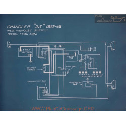 Chandler 25 Schema Electrique 1917 1918