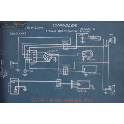 Chandler 6 6volt Schema Electrique 1919 1920