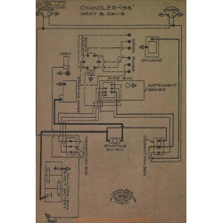 Chandler Schemaelectrique 1918 Gray & Davis