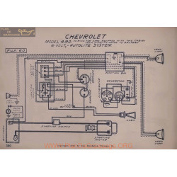 Chevrolet 490 6volt Schema Lectrique Autolite