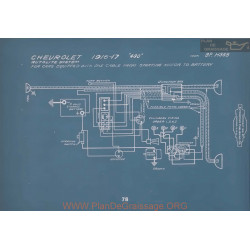 Chevrolet 490 Bph368 Schema Electrique 1916 1917