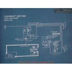 Chevrolet 490 Schema Electrique 1921