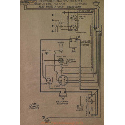 Chevrolet Fa F Schema Electrique 1917 1918 1912 Autolite