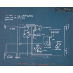 Chevrolet Fb Schema Electrique 1921 1922