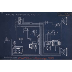 Chevrolet H2 5 H4 Schema Electrique 1916