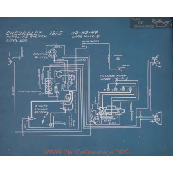 Chevrolet H2 H3 H4 Late Models Schema Electrique 1915