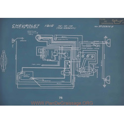 Chevrolet H2 H3 H4 Schema Electrique 1915