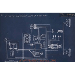 Chevrolet H2 H4 Autolite Schema Electrique 1915