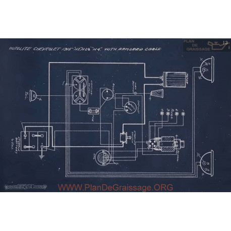 Chevrolet H2 H4 Schema Electrique 1915