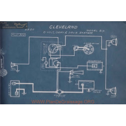 Cleveland Six 6volt Schema Electrique 1920 Gray & Davis