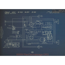 Cole 4 40 50 60 Schema Electrique 1913 Delco