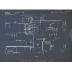 Cole 4 Schema Electrique 1914 Delco