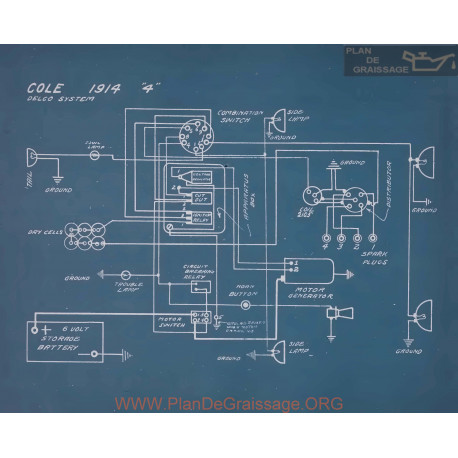 Cole 4 Schema Electrique 1914