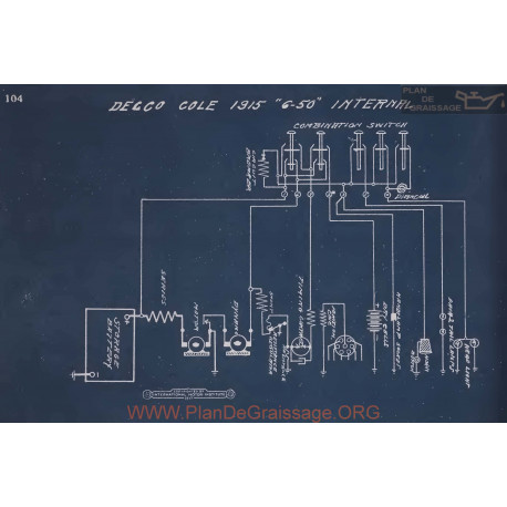 Cole 6 50 Internal Schema Electrique 1915