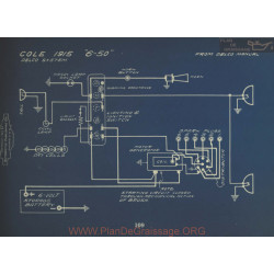 Cole 6 50 Schema Electrique 1915 Delco