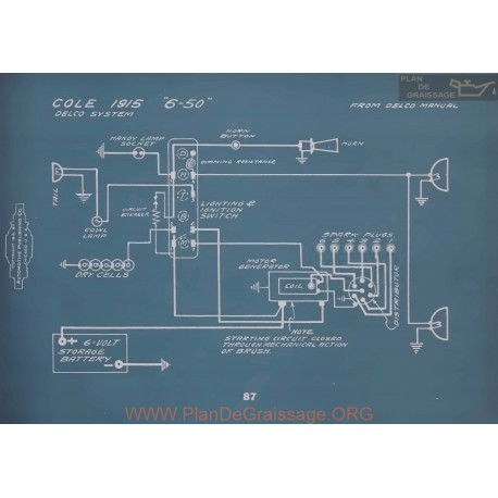 Cole 6 50 Schema Electrique 1915 V2