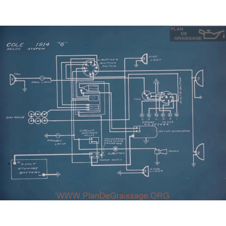 Cole 6 Schema Electrique 1914