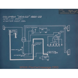 Columbia Dc Cs Schema Electrique 1921 1922