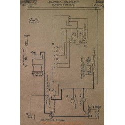 Columbia Schema Electrique 1917 1918 1919 Robbins& Meyers