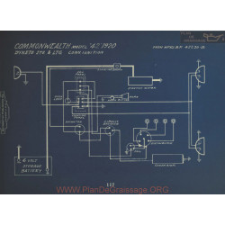 Commonwealth 42 Schema Electrique 1920 Dyneto