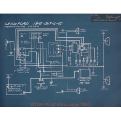 Crawford 6 40 Schema Electrique 1916 1917