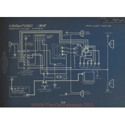 Crawford Schema Electrique 1916 Westinghouse