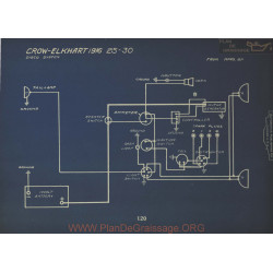 Crow Elkhart 25 30 Schema Electrique 1916 Disco