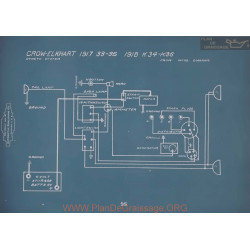 Crow Elkhart 33 35 Schema Electrique 1917