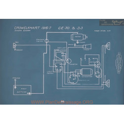 Crow Elkhart Cce30 Ce33 Schema Electrique 1916 1917