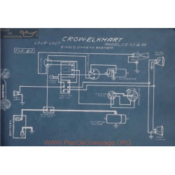 Crow Elkhart Ce 30 33 6volt Schema Electrique 1916 1917 Dyneto