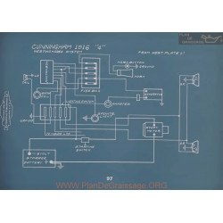 Cunningham 4 Schema Electrique 1916 V2