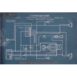 Cunningham Ambulance M 6volt Schema Eelctrique 1913 Northeast