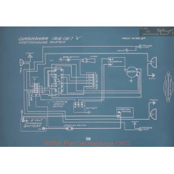 Cunningham V Schema Electrique 1916 1917 V2