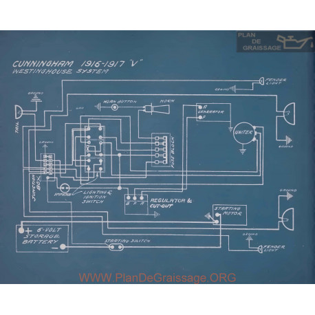 Cunningham V Schema Electrique 1916 1917