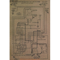 Cunningham V Schema Electrique 1917 1918 Westinghouse