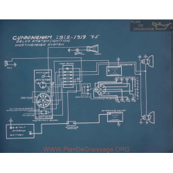 Cunningham V3 Schema Electrique 1918 1919
