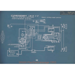 Cunningham V3 Schema Electrique 1918