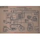 Cunningham V4 6volt Schema Electrique 1920 1921 Delco