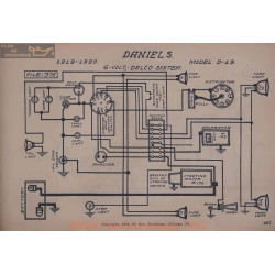 Daniels D19 6volt Schema Electrique 1919 1920 Delco