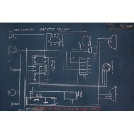 Daniels H8 Schema Electrique 1917