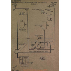 Davis 6h 6i 6k Schema Electrique 1917 1918 1919 Delco