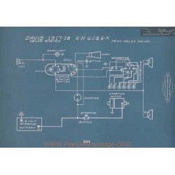 Davis 6h 6i 6k Schema Electrique 1917 1918