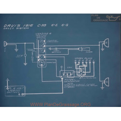 Davis C38 6e 6g Schema Electrique 1916